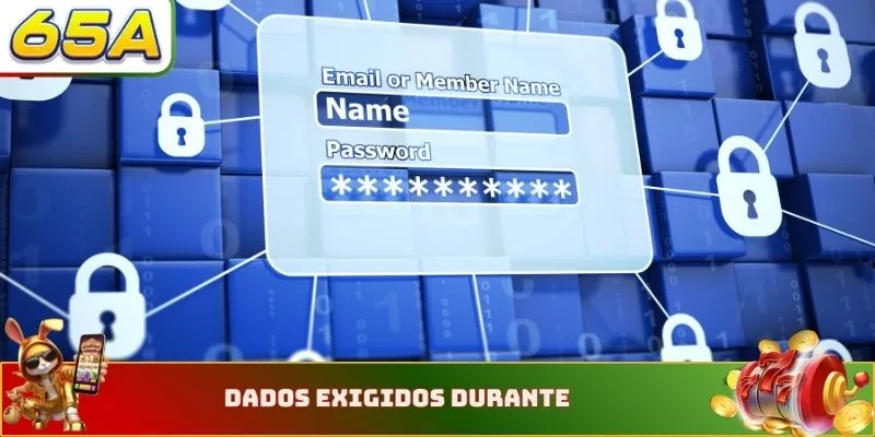 Login 65A 2 Dados exigidos durante